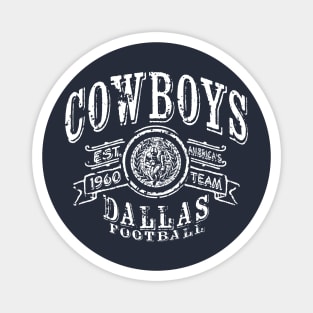 Cowboys Vintage Football Magnet